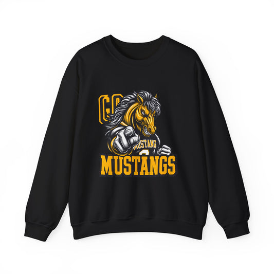 Mustangs Mascot Crewneck Sweatshirt