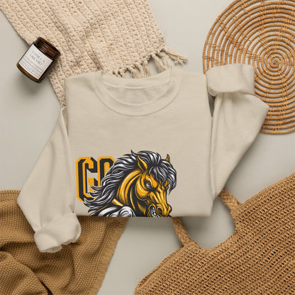 Mustangs Mascot Crewneck Sweatshirt