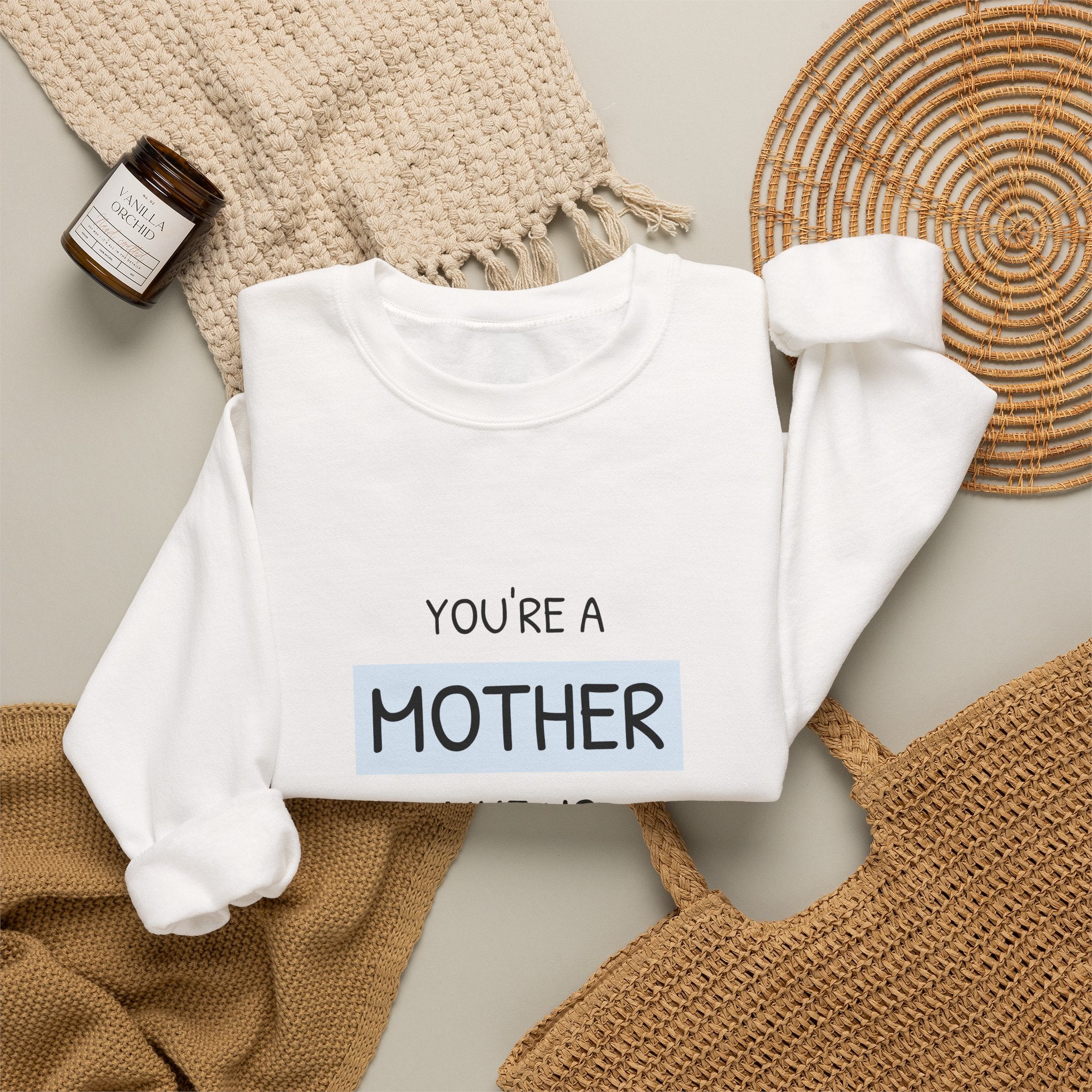 Mother Like No Other Crewneck Sweatshirt — Feminine Mother's Day Gift