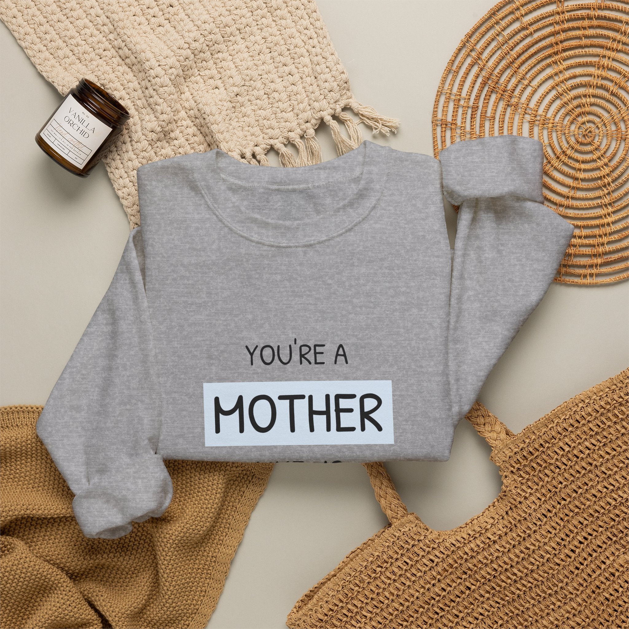Mother Like No Other Crewneck Sweatshirt — Feminine Mother's Day Gift