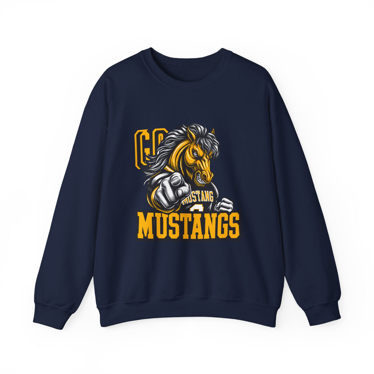 Mustangs Mascot Crewneck Sweatshirt